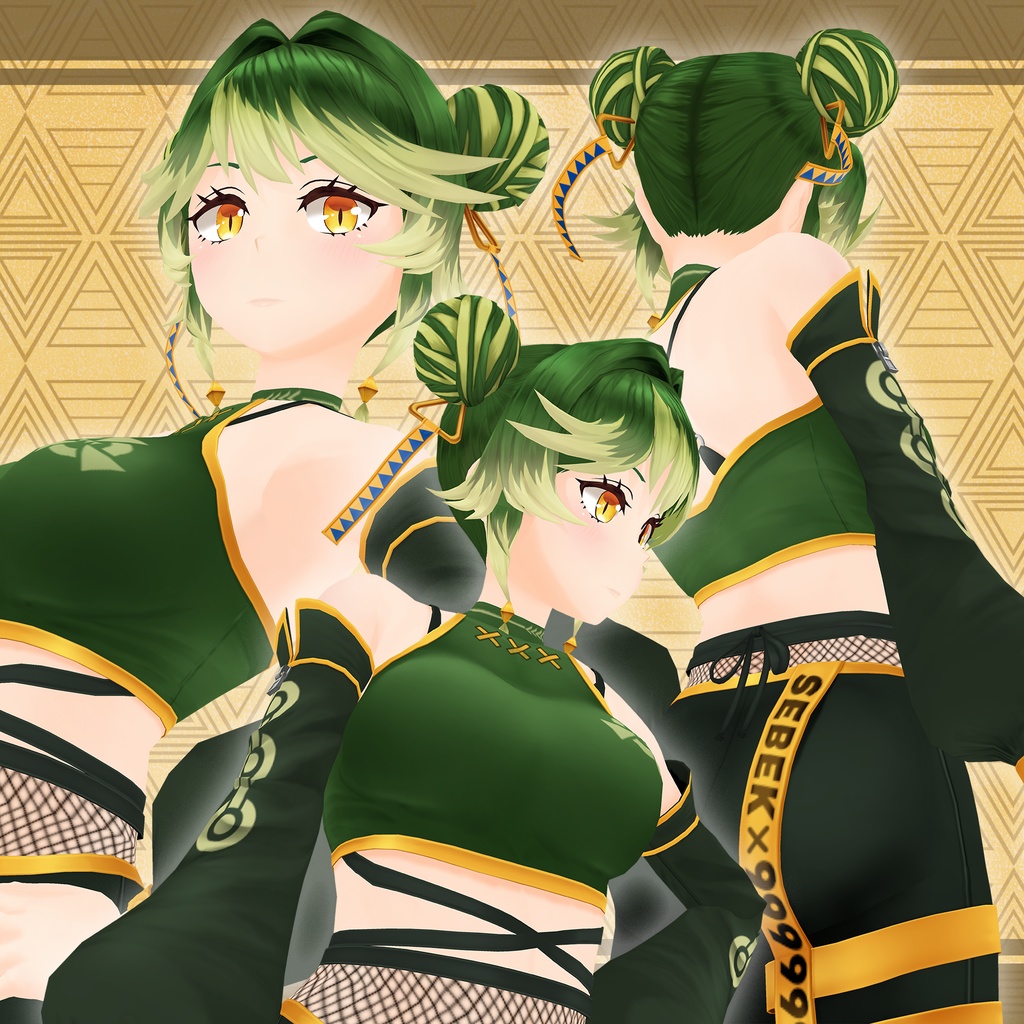 オリジナル3D モデル【セベク】