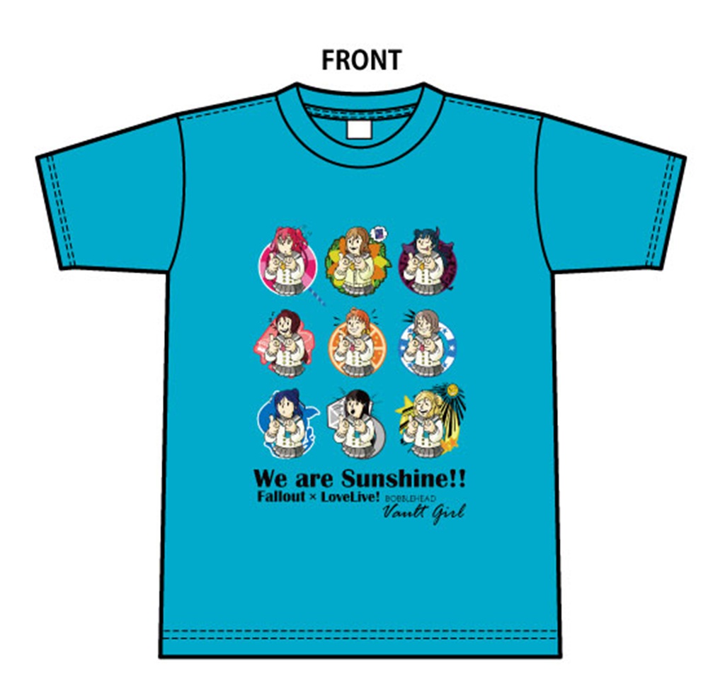 LoveLive!×Fallout～We are Sunshine!　Tシャツ