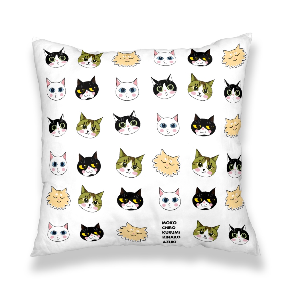 オールスターズニャンズのクッションカバー