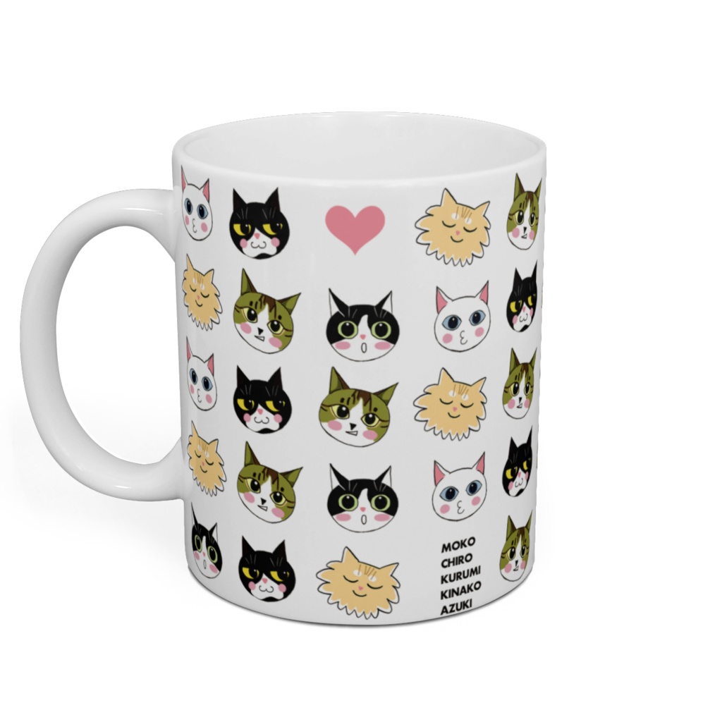 オールスターズニャンズのマグカップ