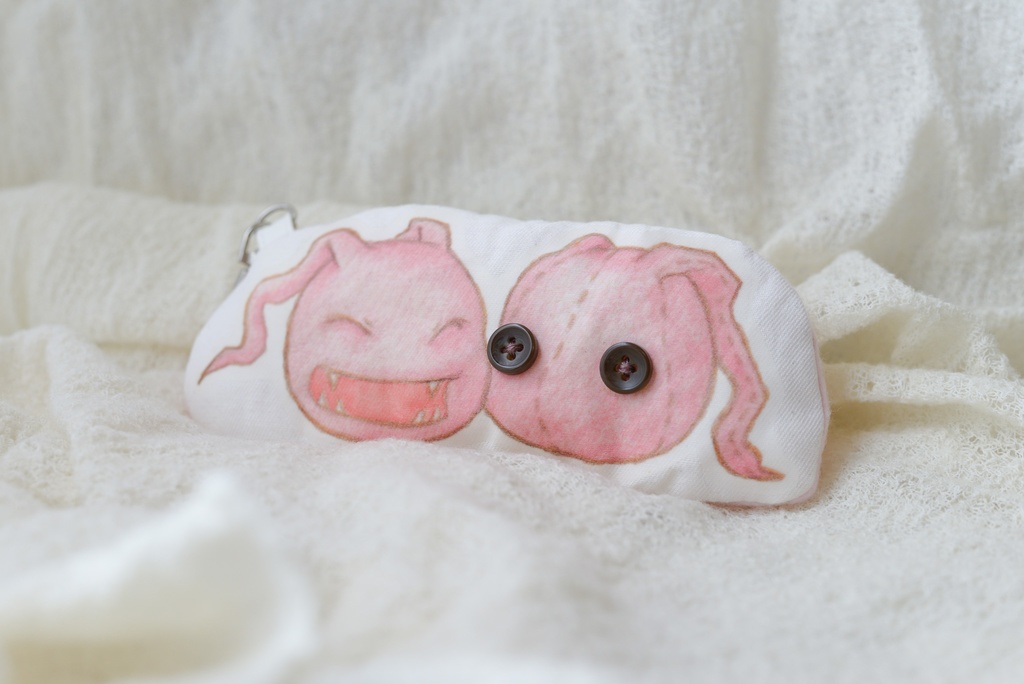 コロモンふわふわキーホルダー