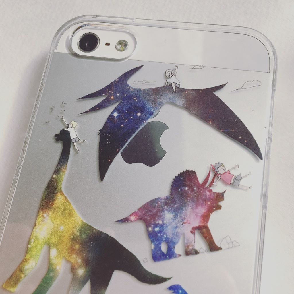 烏野二年生(恐竜×宇宙) iPhoneケース