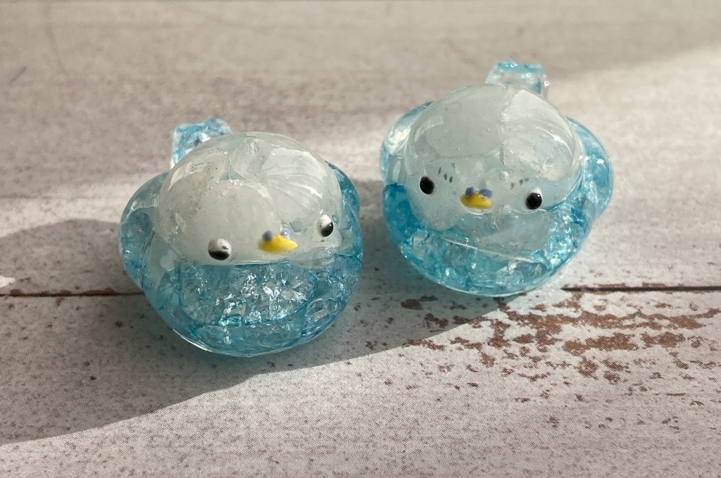 天然石入りセキセイインコLE(小)