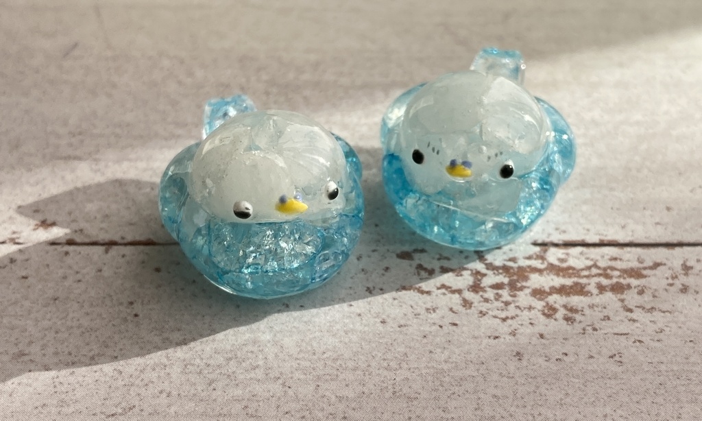 天然石入りセキセイインコLE(小)