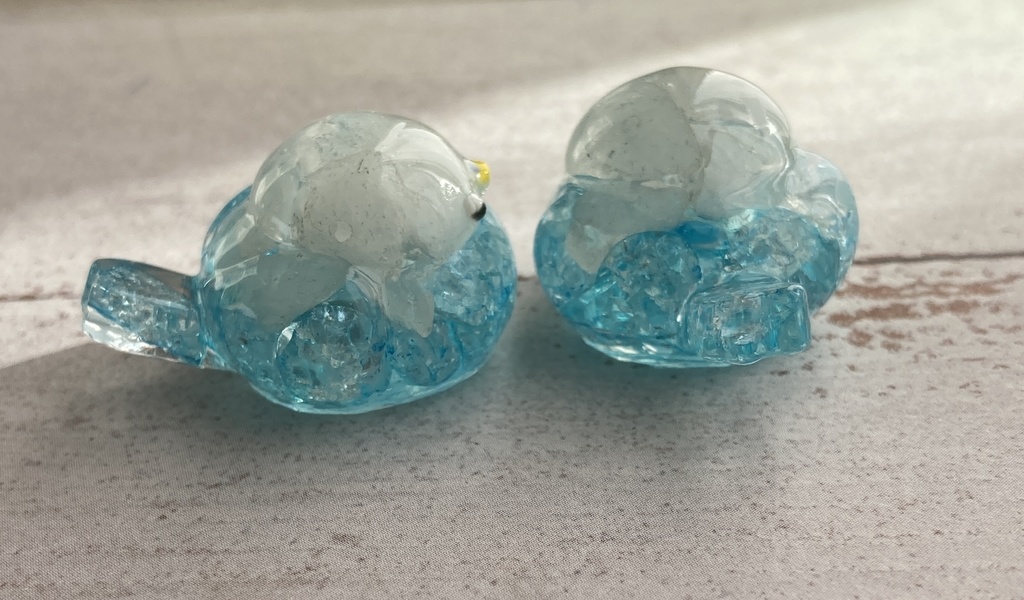 天然石入りセキセイインコLE(小)