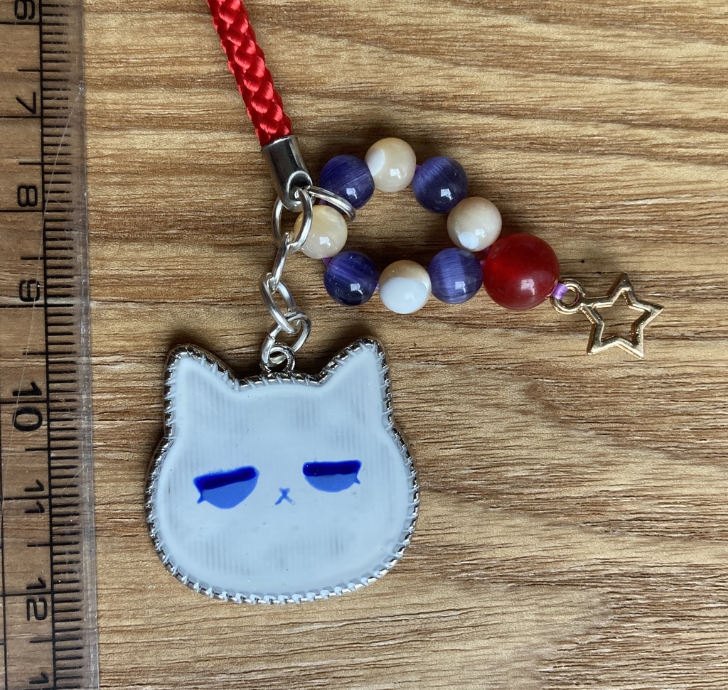 ロナねこストラップ(星)