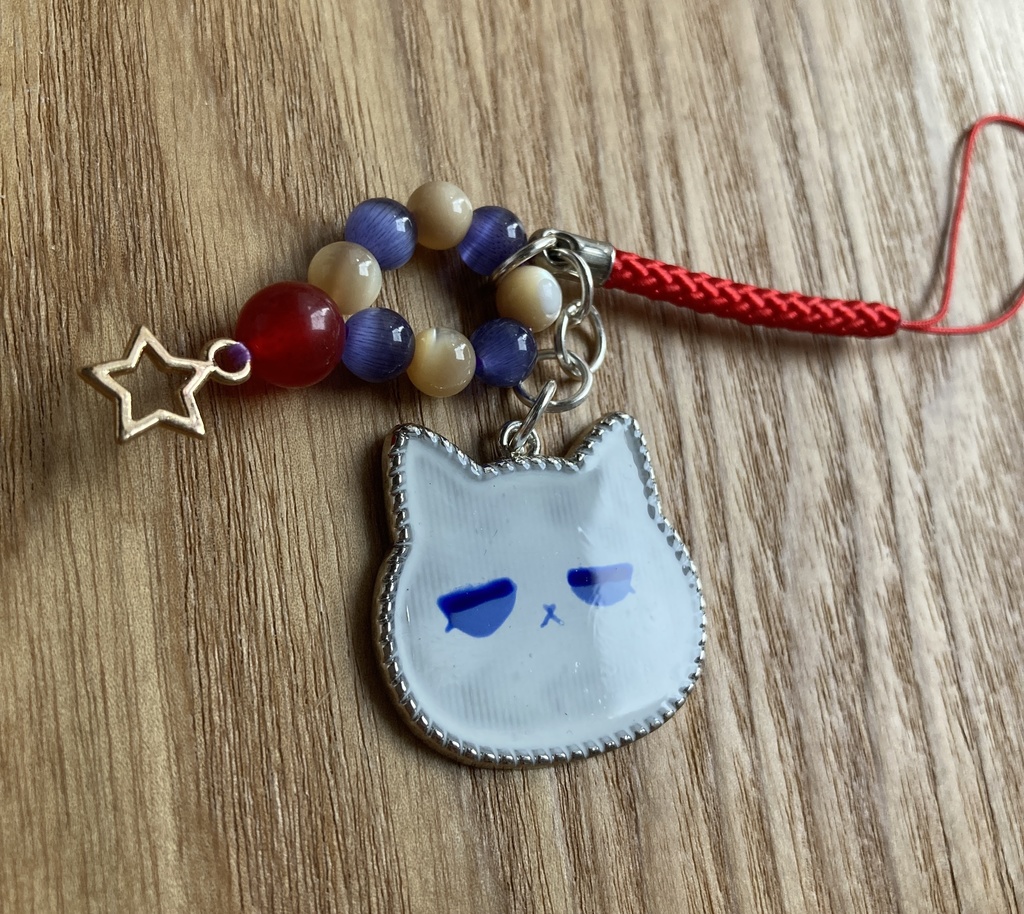 ロナねこストラップ(星)