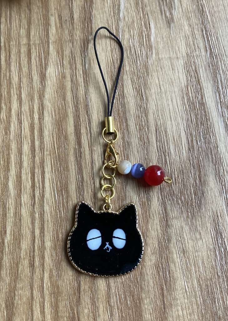 ドラねこストラップ(ストーン)