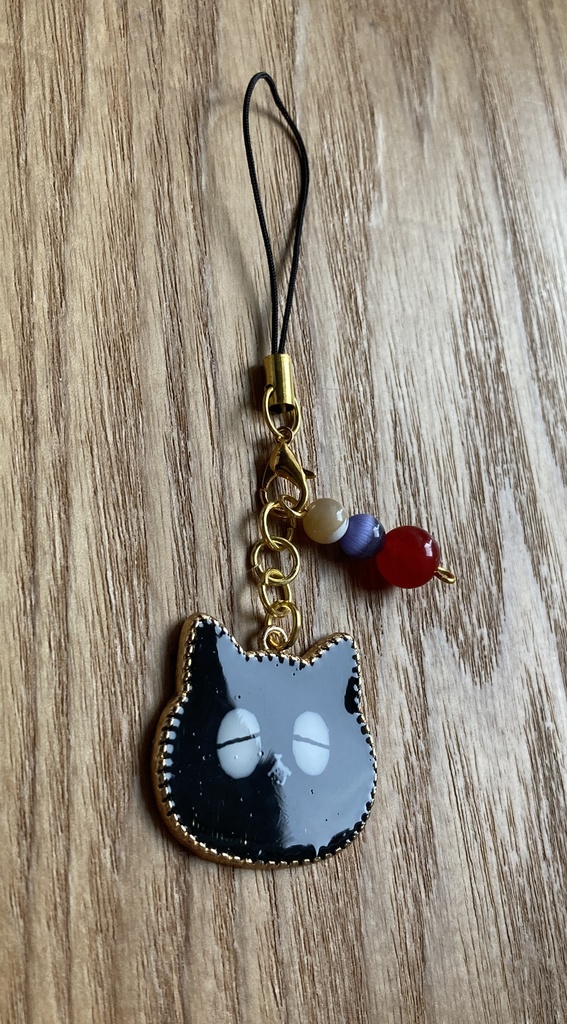 ドラねこストラップ(ストーン)