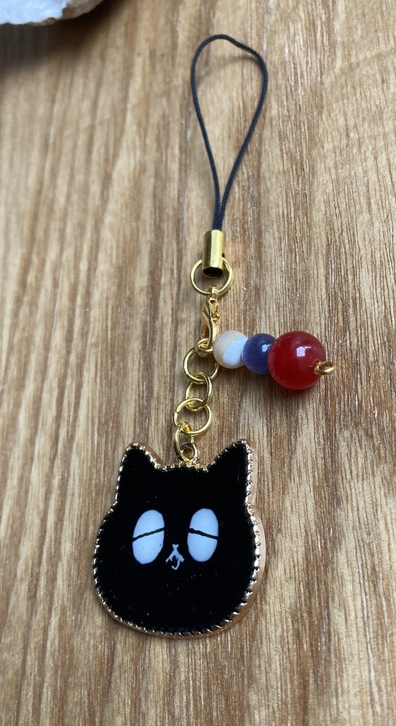 ドラねこストラップ(ストーン)