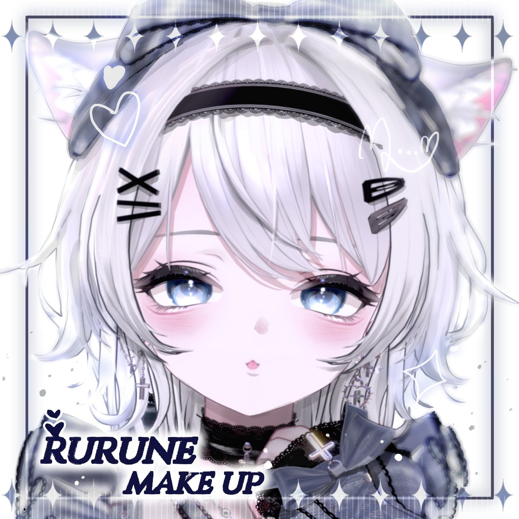 𝙎𝘼𝙇𝙀!!【 ルルネ / rurune 】rurune Make up+ eye tex 💙໒꒱