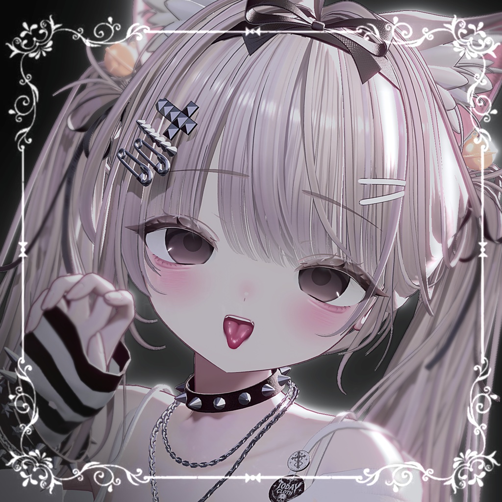 無料テクスチャ配布中!【輝夜 / kaguya】 kaguya make up & blend shape & Post Processing+omake🤎🪽