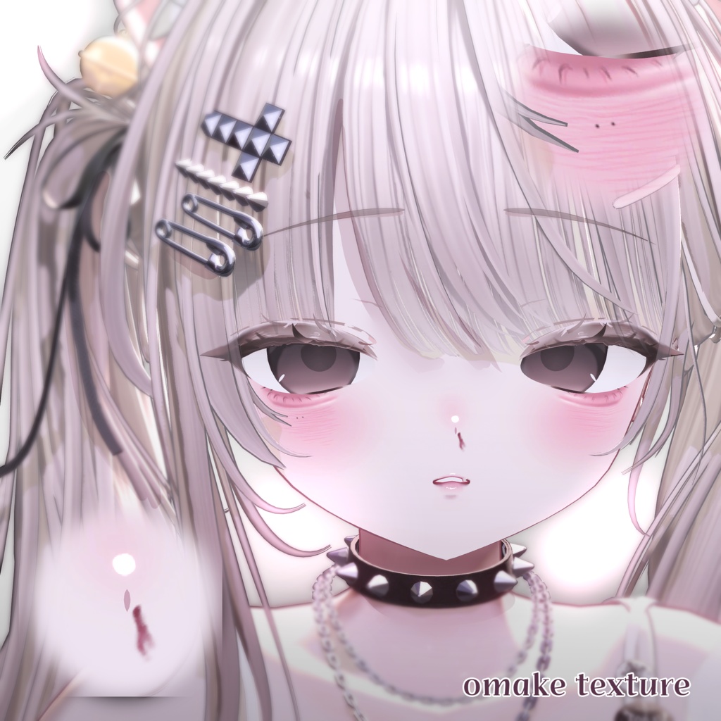 無料テクスチャ配布中!【輝夜 / kaguya】 kaguya make up & blend shape & Post Processing+omake🤎🪽