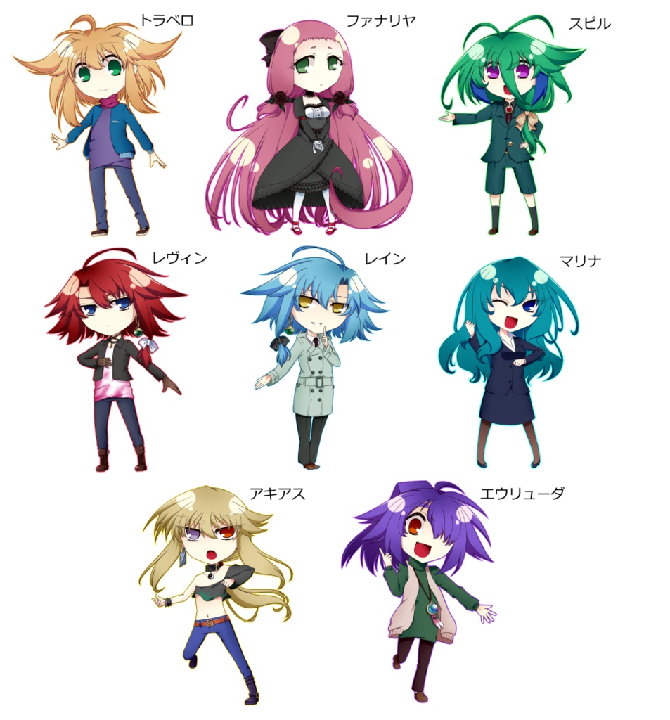 【ArcanAbilitiA】キャラクターアクリルストラップ