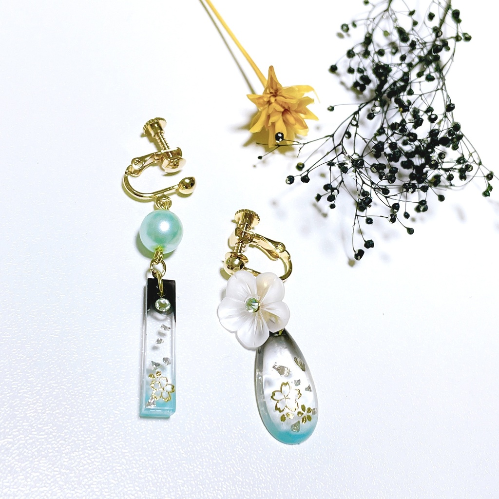 ～しぐれ金桜～ 膝丸　耳飾り