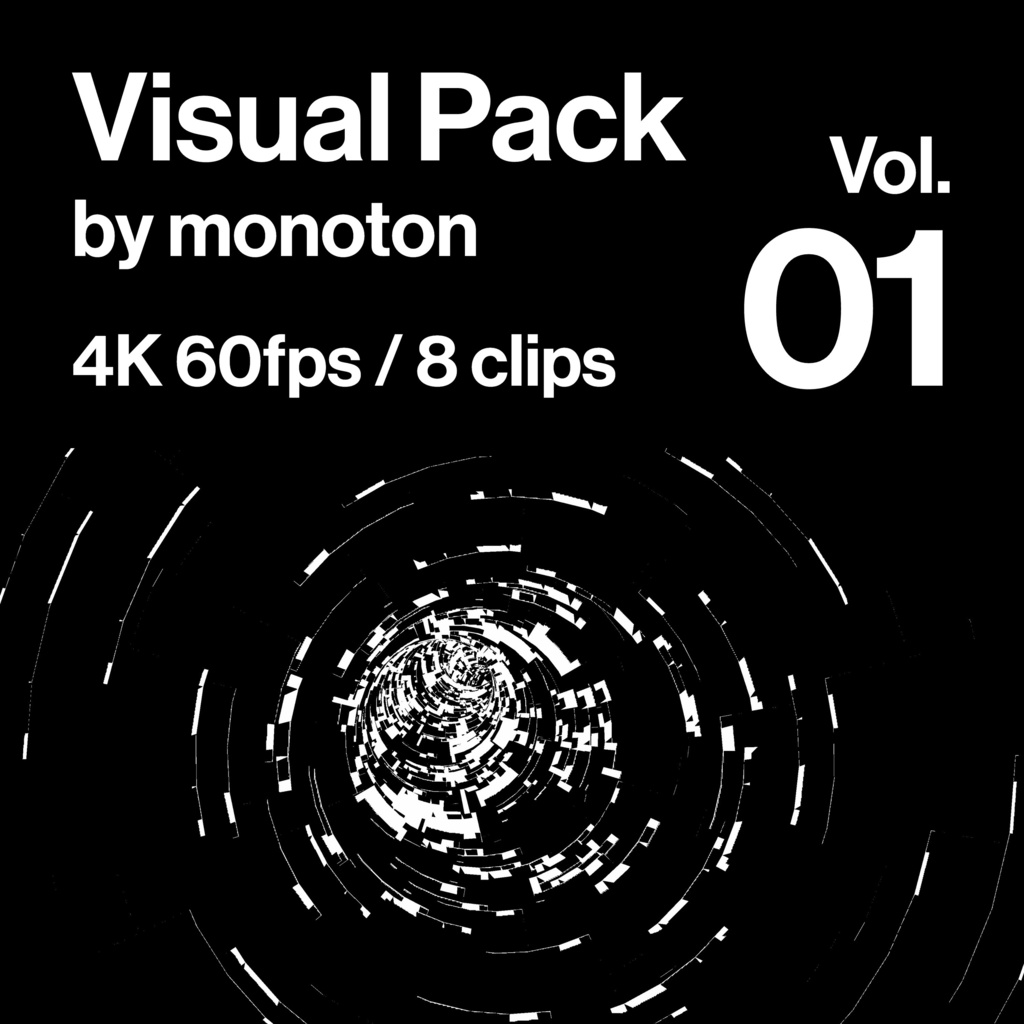 Visual Pack Vol.01【4K 60fps 映像素材】