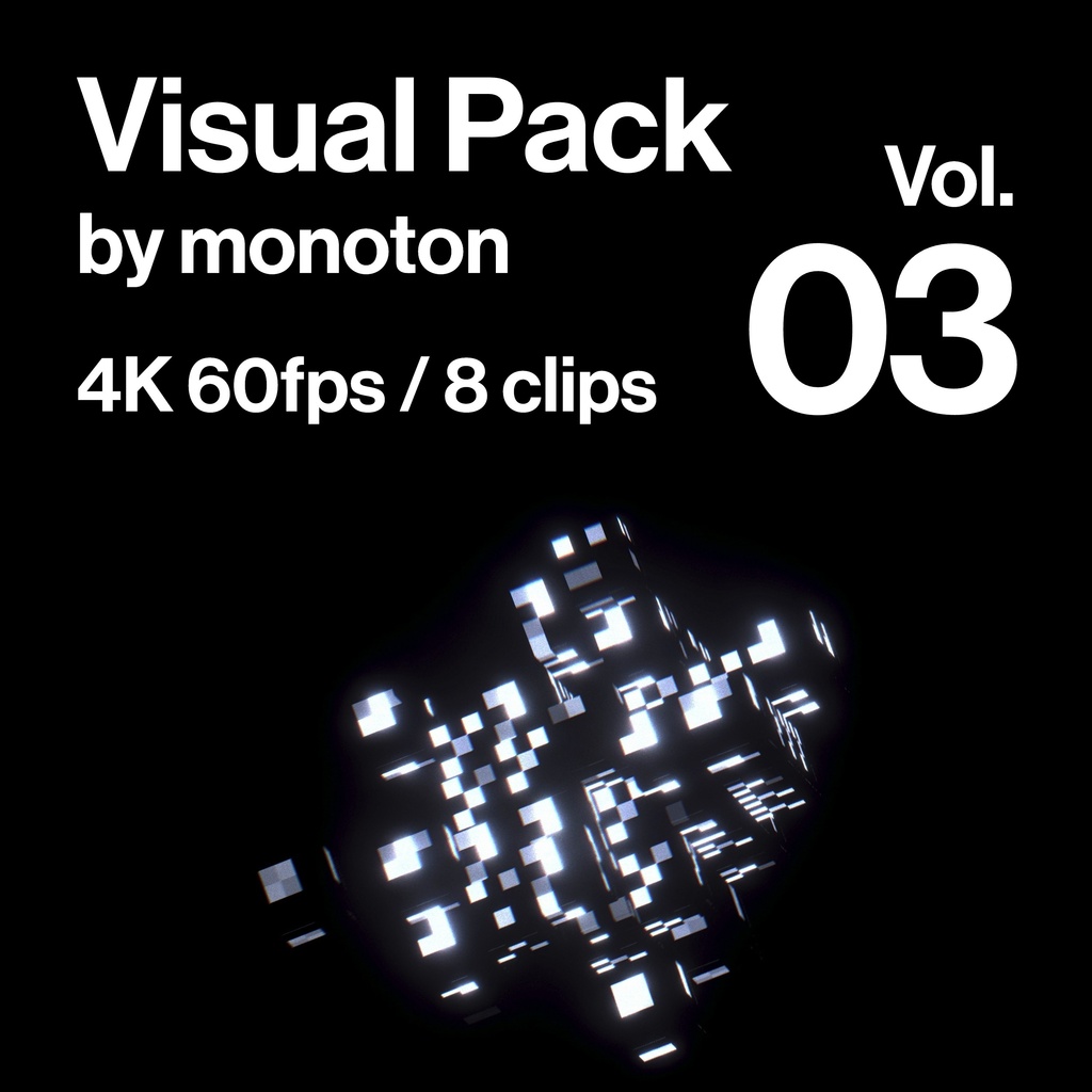 Visual Pack Vol.03【4K 60fps 映像素材】
