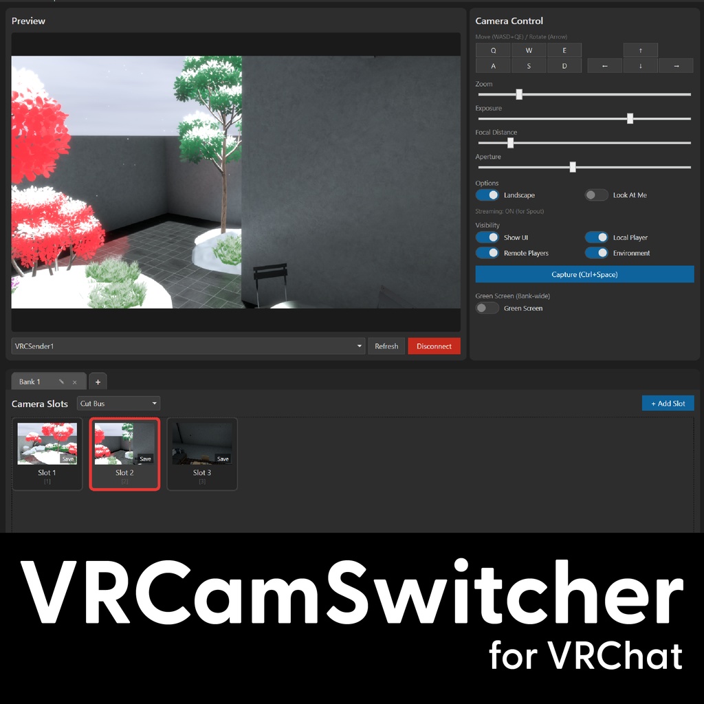 【VRChat】VRCamSwitcher(Betaセール 〜12/15)
