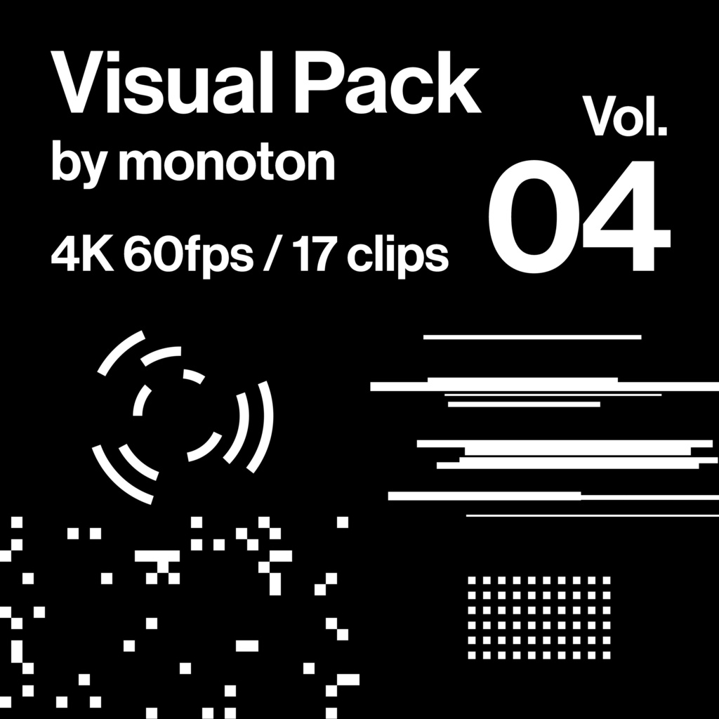 Visual Pack Vol.04【4K 60fps 映像素材】