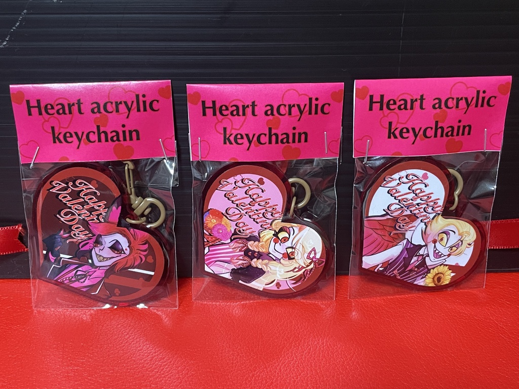 HazbinHotel Valentine's day ハートアクキー