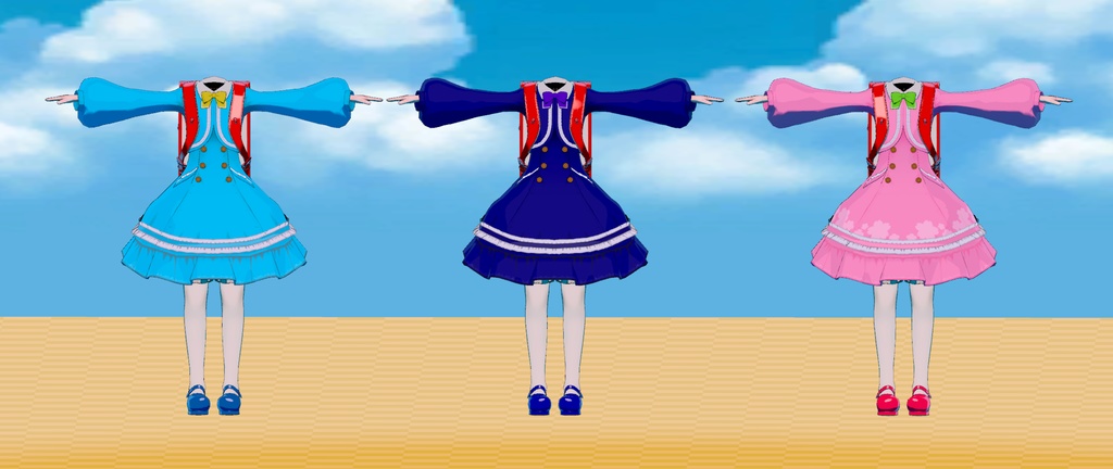 狐児院のおでかけ服とカバン