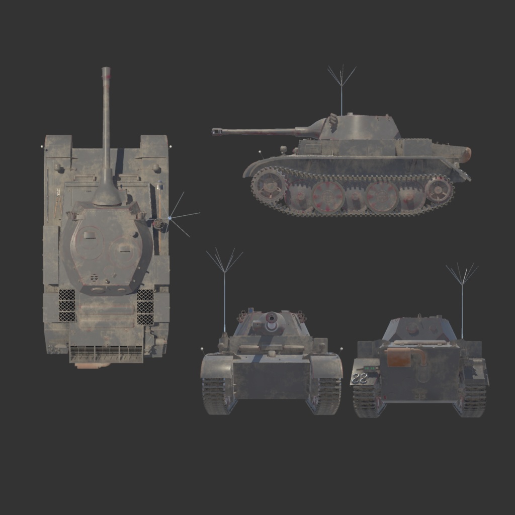 二号戦車L型(5㎝砲塔)