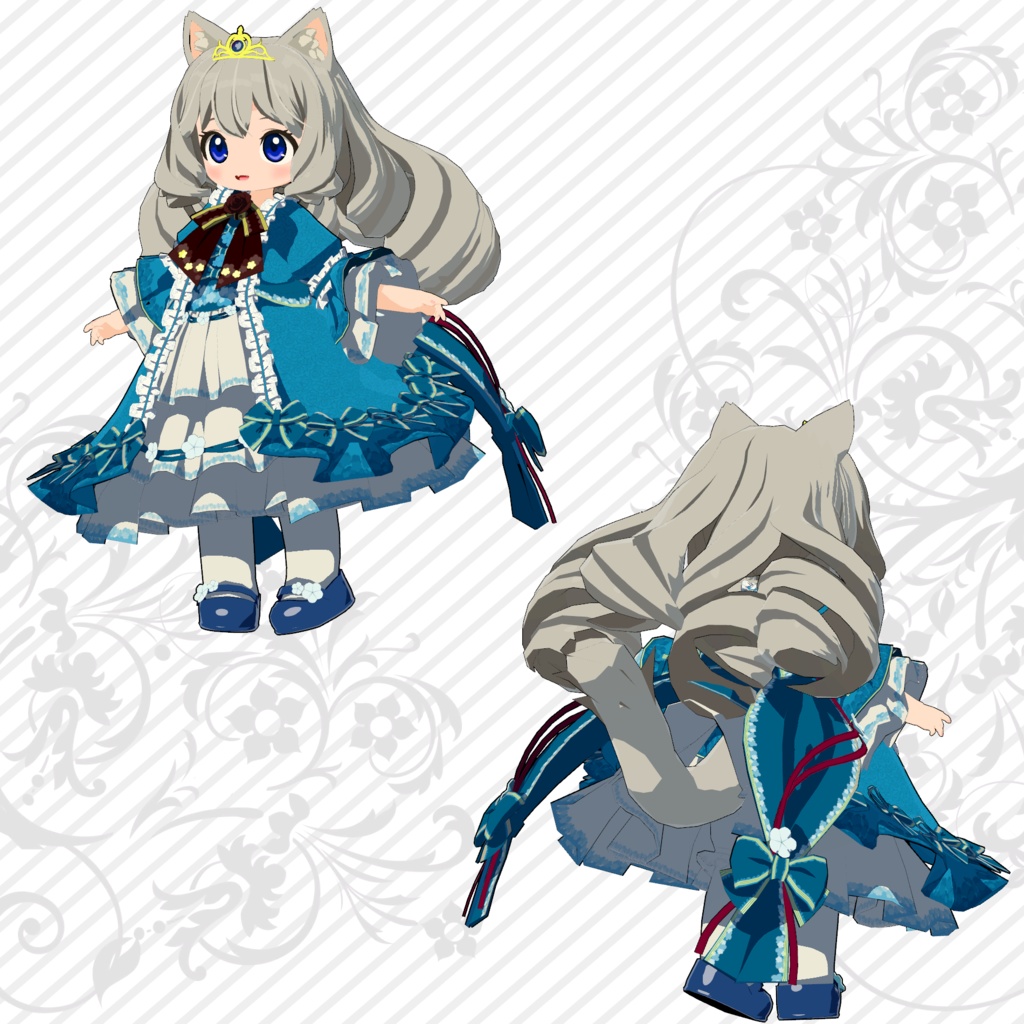 オリジナル3Dモデル「セリナ・ローズウッド」