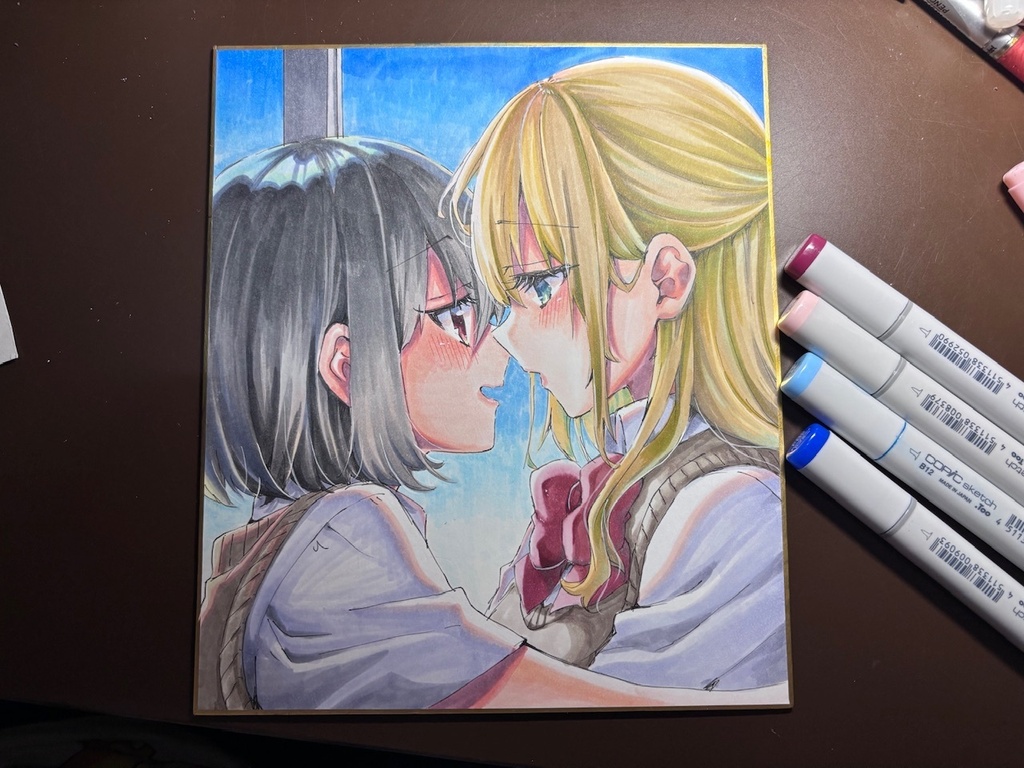 直筆色紙