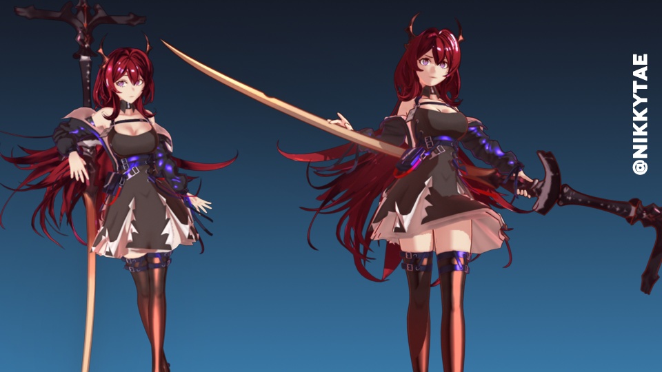 Arknights - Surtr / アークナイツ - スルト - FBX + VRM