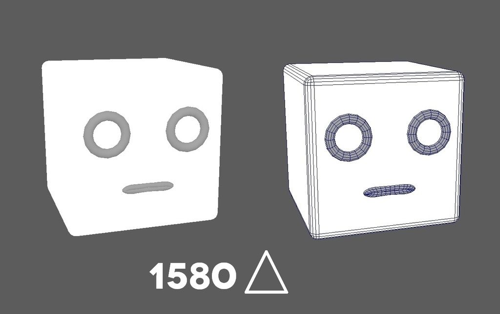 Default Cube-kun model / デフォルトキューブくんモデル