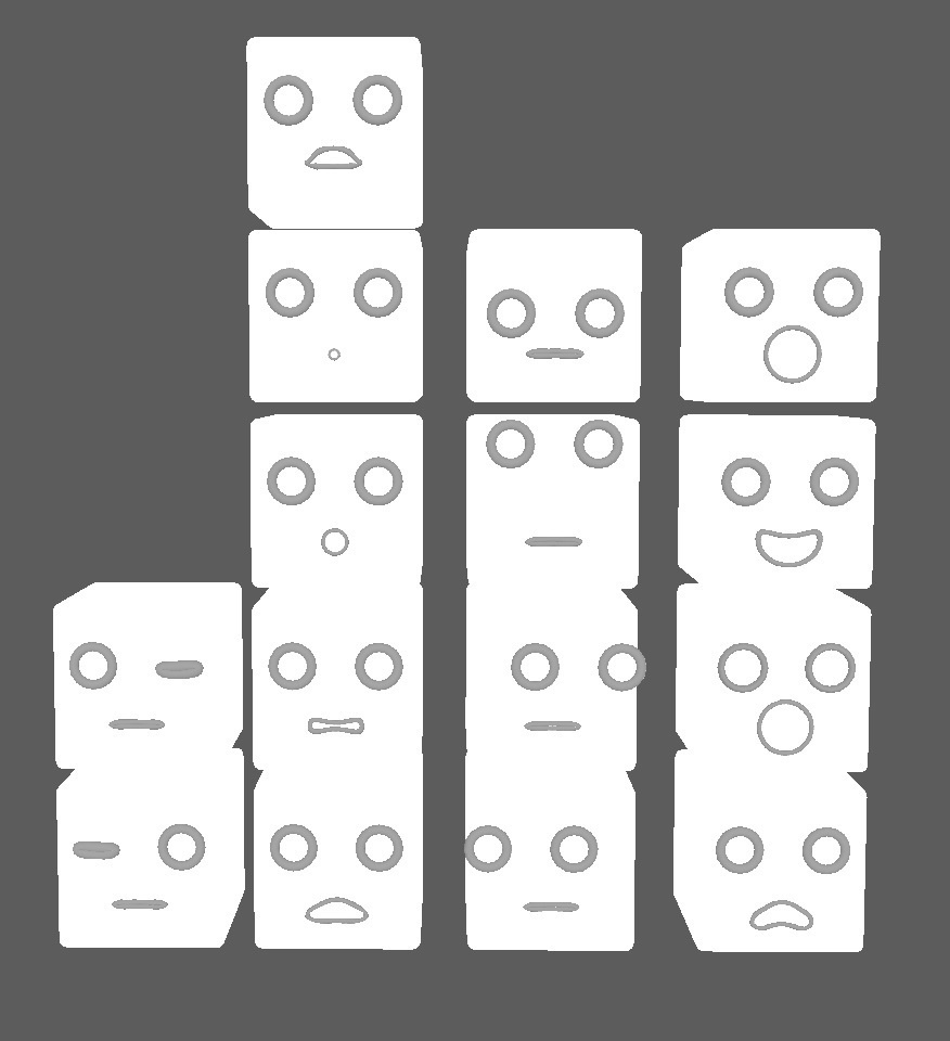 Default Cube-kun model / デフォルトキューブくんモデル