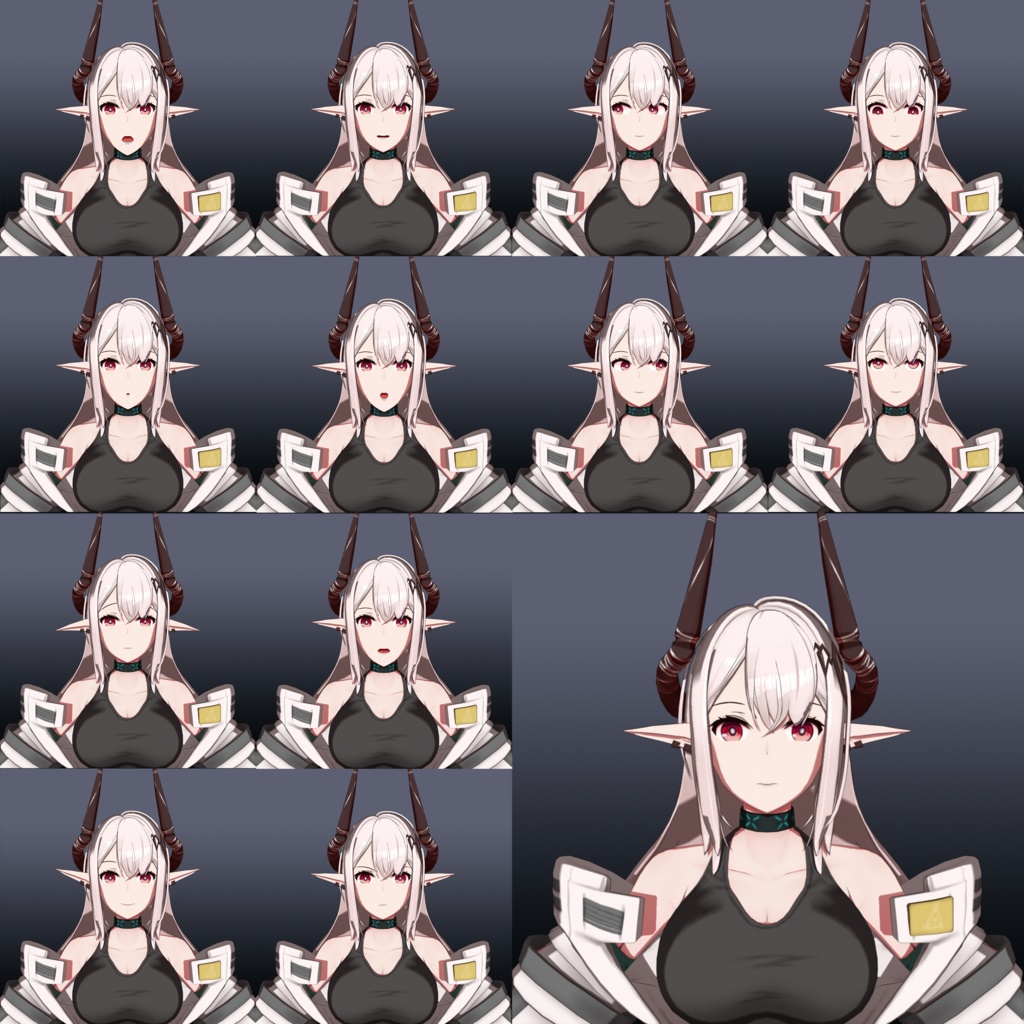 アークナイツ-マドロック モデル / Arknights Mudrock FBX + VRM