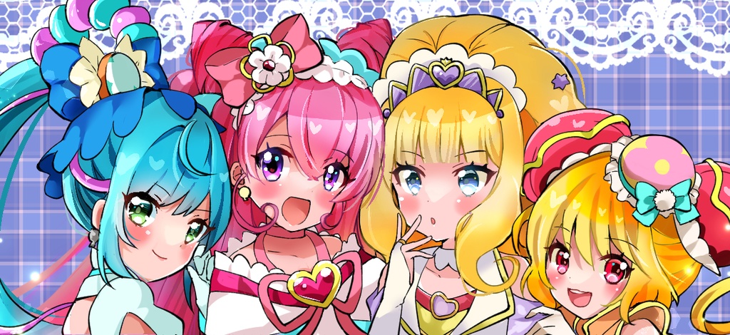 デパプリ四人組マステ☆