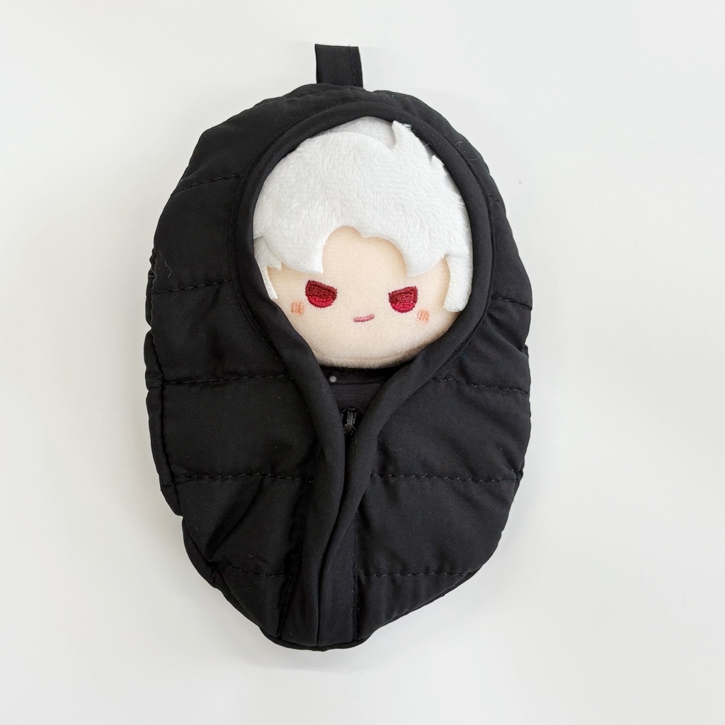 ぬいぐるみ用寝袋ポーチ|推しをやさしく包む| 〜12cm対応|ちびぐるみ|ぬいポーチ|neruko