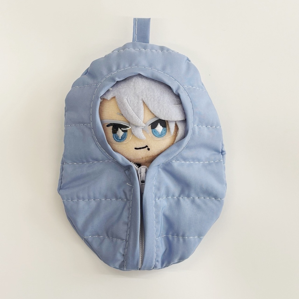 ぬいぐるみ用寝袋ポーチ|推しをやさしく包む| 〜12cm対応|ちびぐるみ|ぬいポーチ|neruko