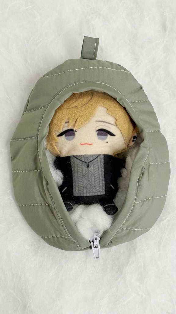 ぬいぐるみ用寝袋ポーチ|推しをやさしく包む| 〜12cm対応|ちびぐるみ|ぬいポーチ|neruko