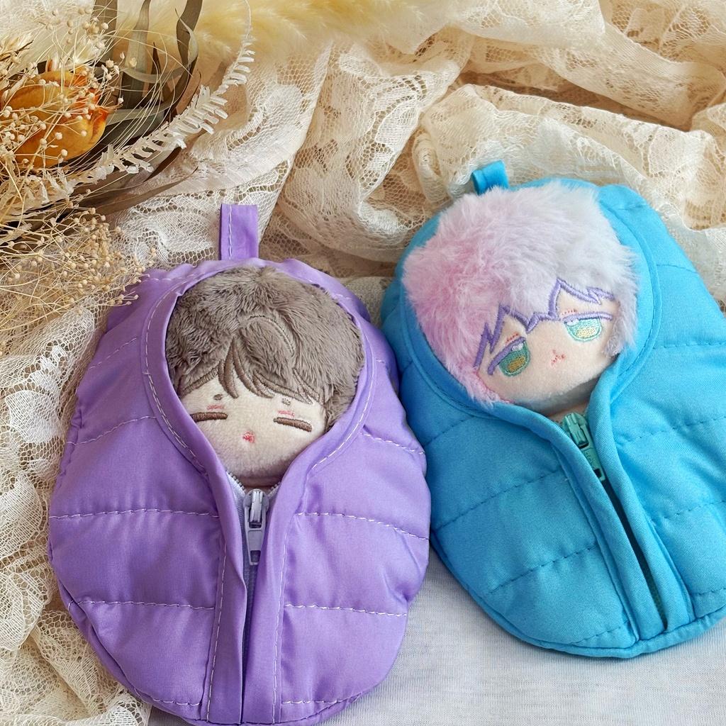 推しをやさしく包む ぬいぐるみ用寝袋ポーチ|〜12cm対応|ちびぐるみ|ぬいポーチ|カラー/027