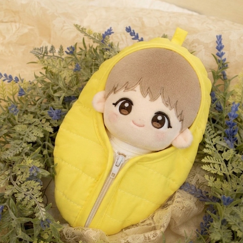 ぬいぐるみ用寝袋ポーチ|推しをやさしく包む| 〜17cm対応|ちびぐるみ|ぬいポーチ|neruko