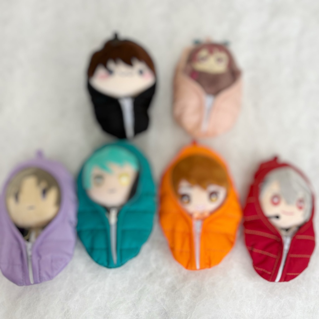 ぬいぐるみ用寝袋ポーチ|推しをやさしく包む| 〜17cm対応|ちびぐるみ|ぬいポーチ|neruko