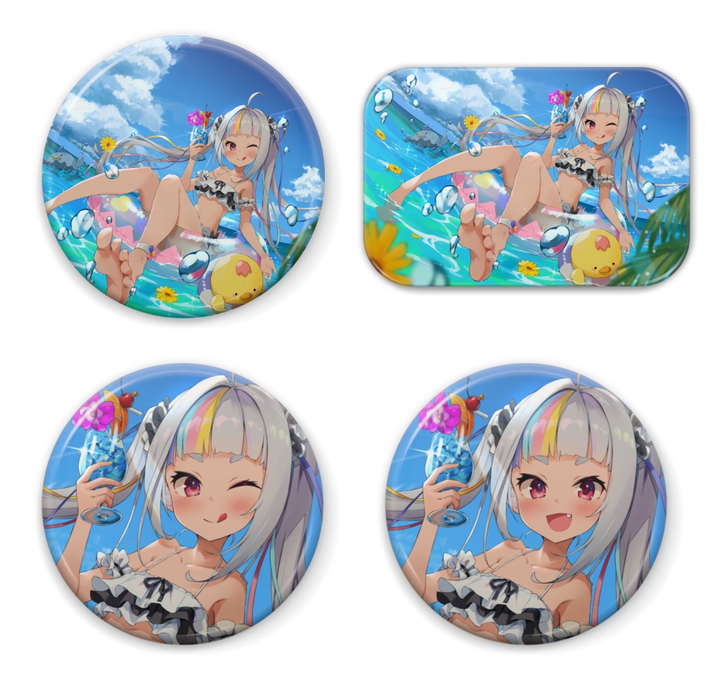 【海】缶バッジ