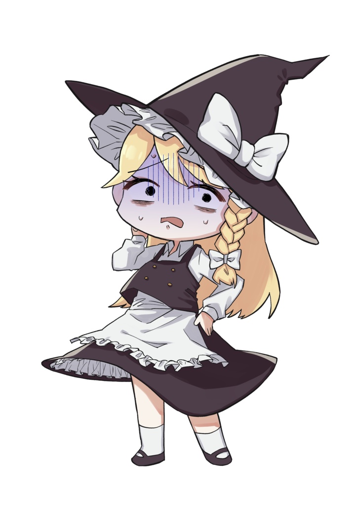 霧雨魔理沙立ち絵フリー素材