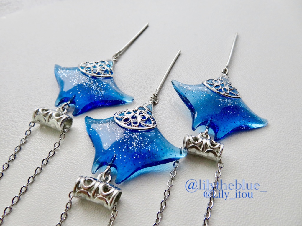 【マンタのネックレス〜星空〜】