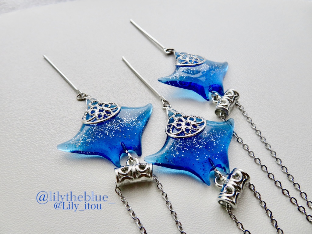 【マンタのネックレス〜星空〜】