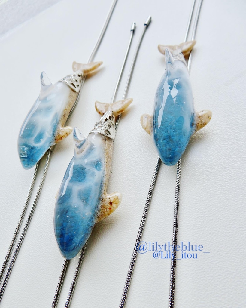 【オルカのループタイ〜星空/海〜】