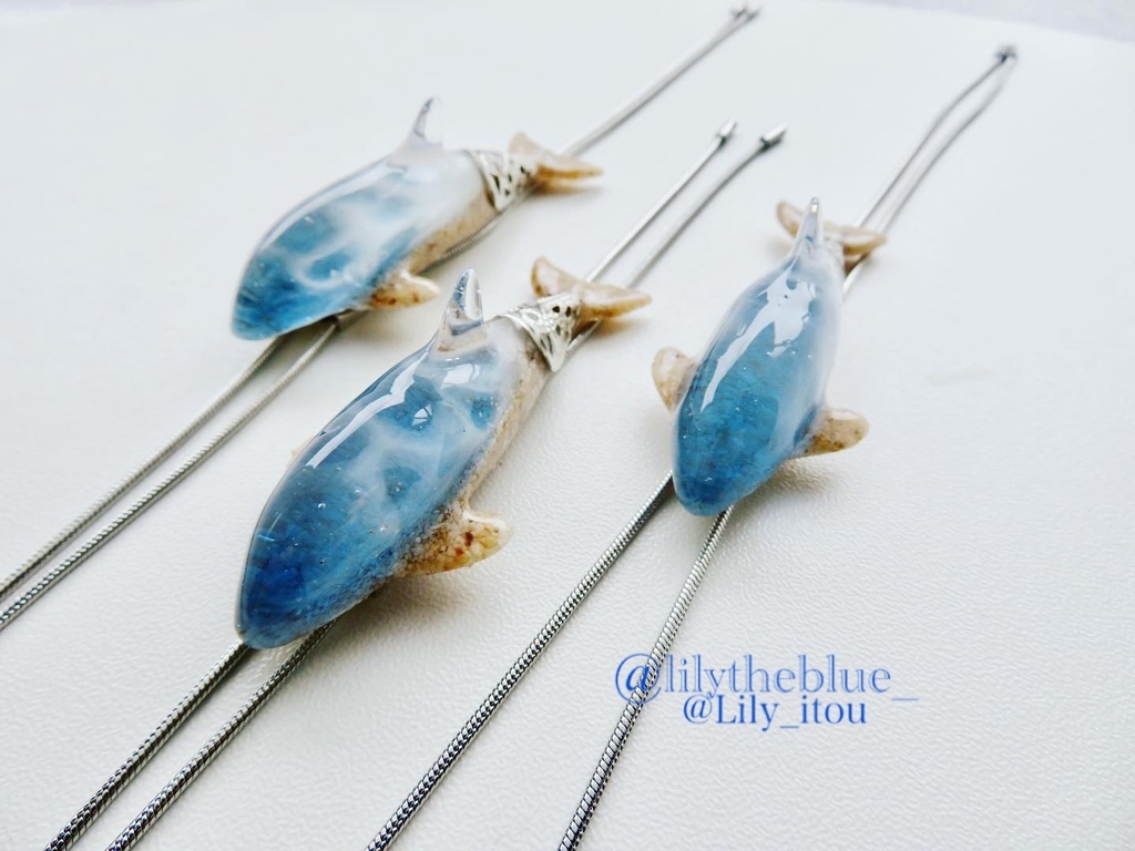 【オルカのループタイ〜星空/海〜】