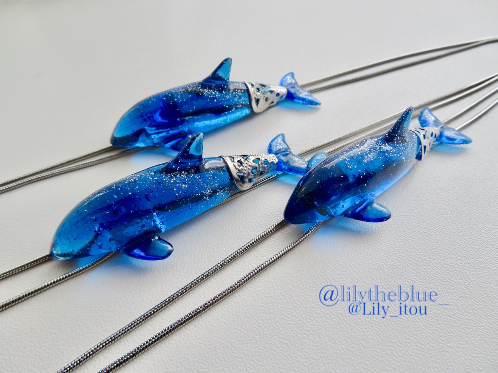 【オルカのループタイ〜星空/海〜】