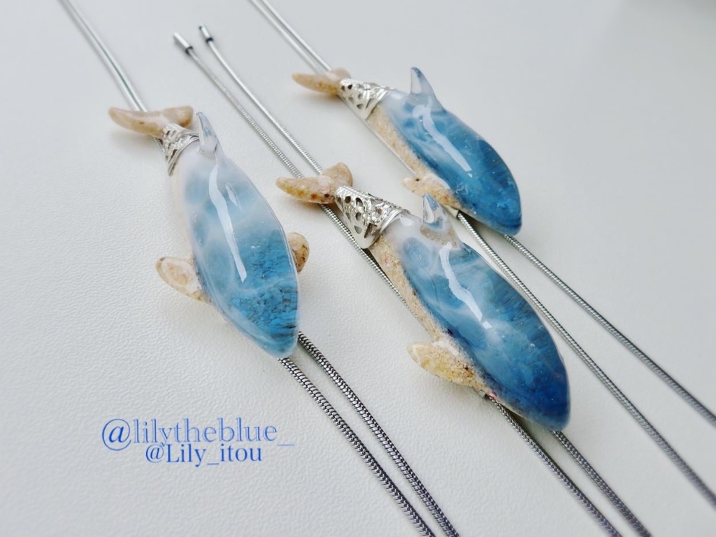 【オルカのループタイ〜星空/海〜】