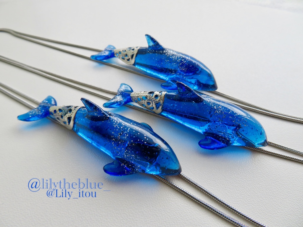 【オルカのループタイ〜星空/海〜】