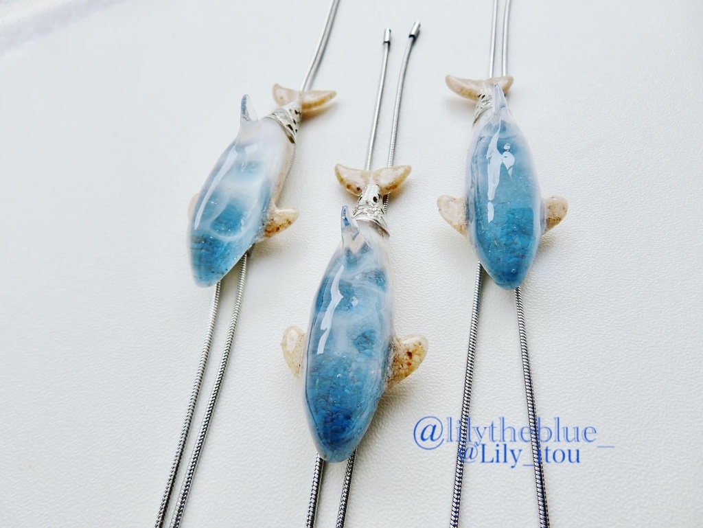 【オルカのループタイ〜星空/海〜】