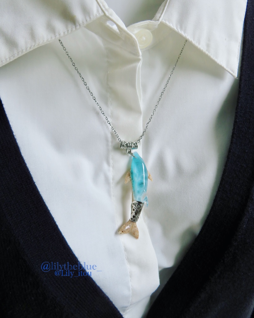 【バンドウイルカのネックレス】